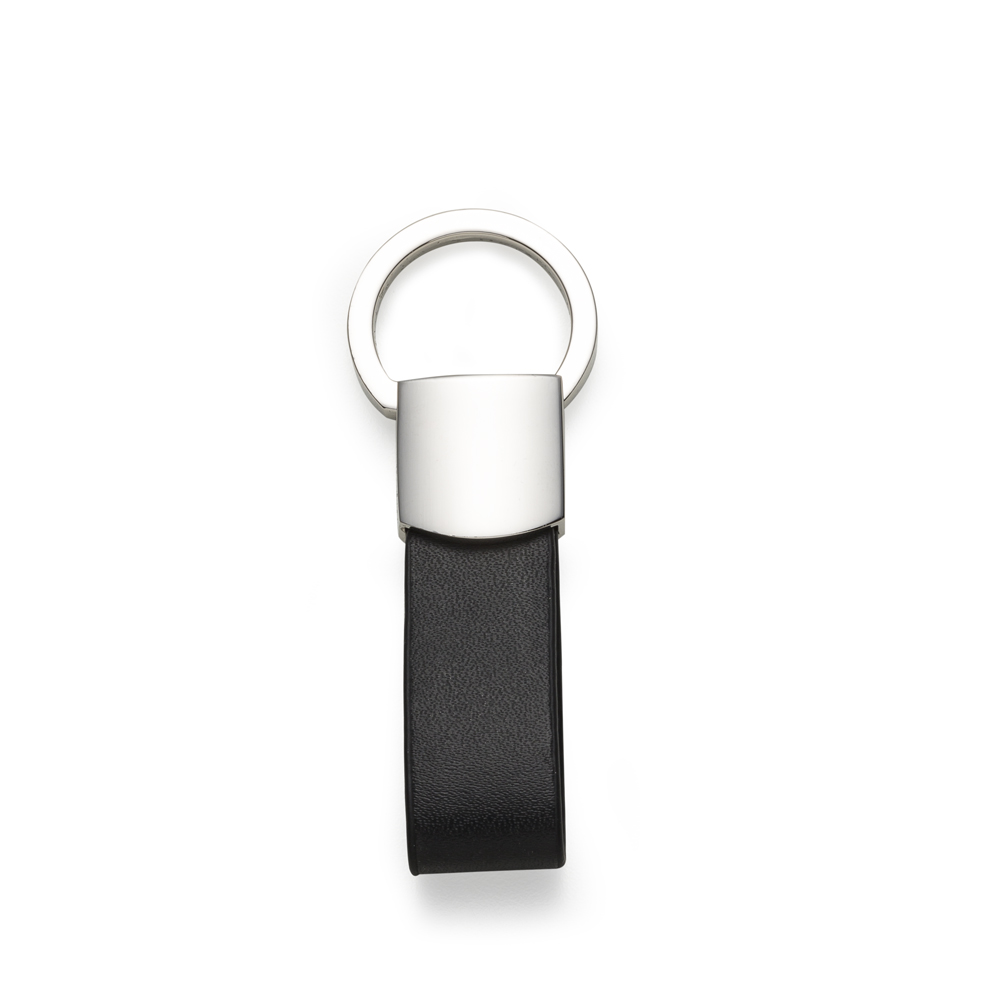 Chaveiro Metal com Couro Personalizado 