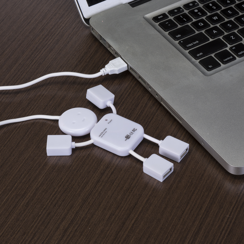 Hub Boneco com 4 Entradas USB Personalizado