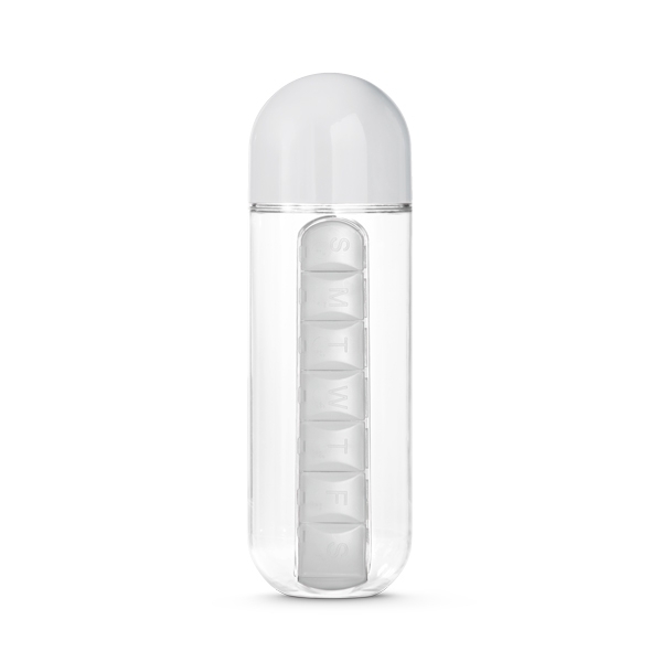 Squeeze com Porta Comprimidos Personalizado