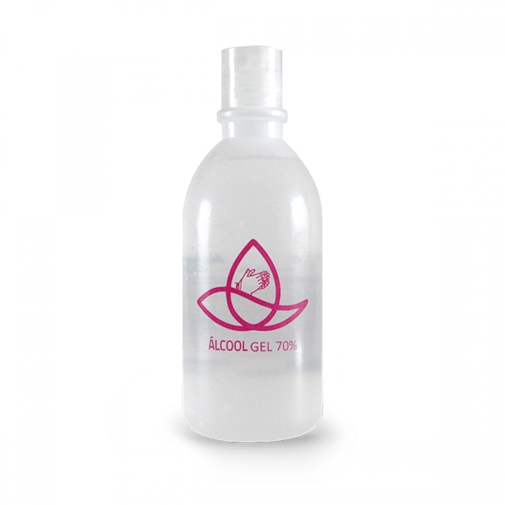 Álcool Gel 70% antisséptico 500ml Personalizado