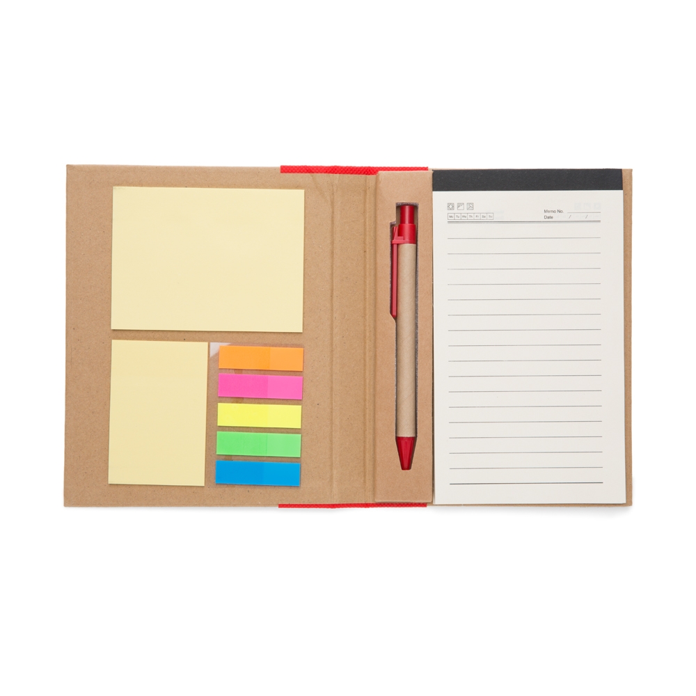 Bloco de Anotação com Post-it e Caneta Personalizado 