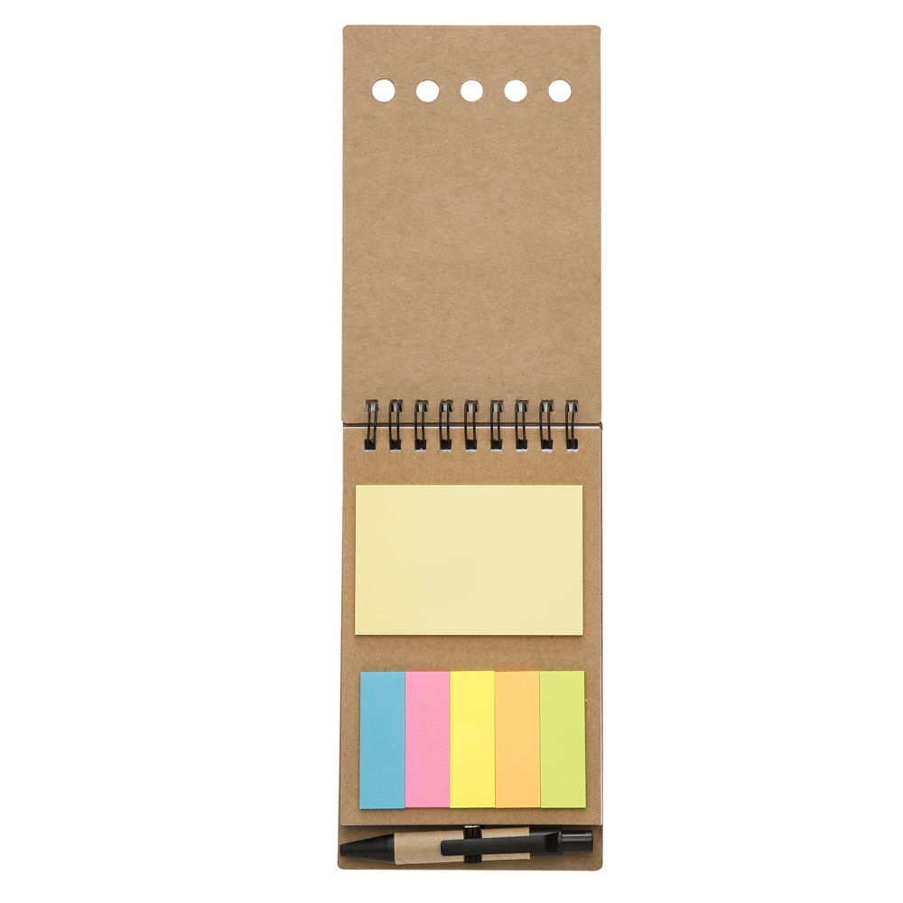 Bloco de Anotações com Caneta e Post-it Personalizado 