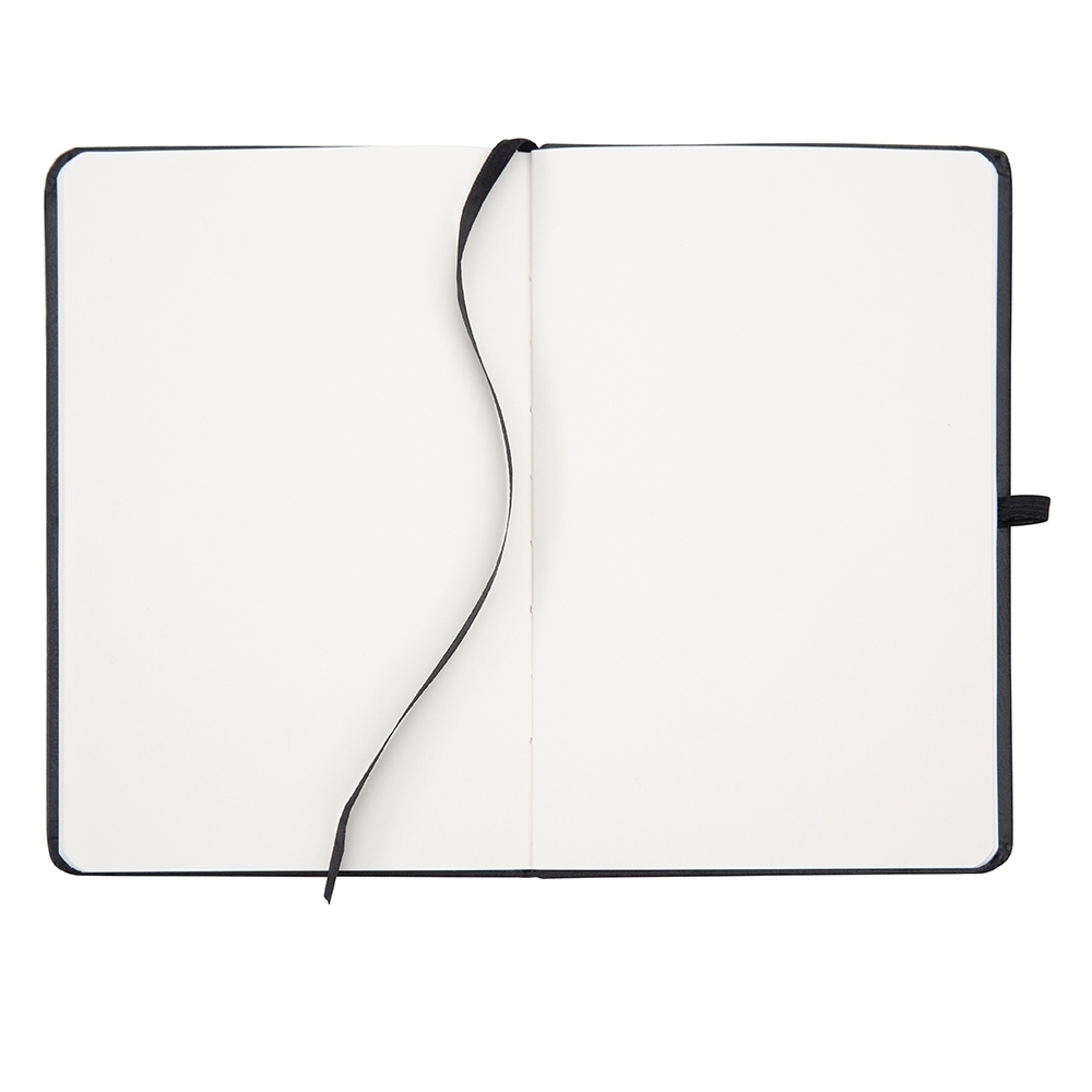 Caderneta tipo Moleskine de Couro Sintético Personalizado