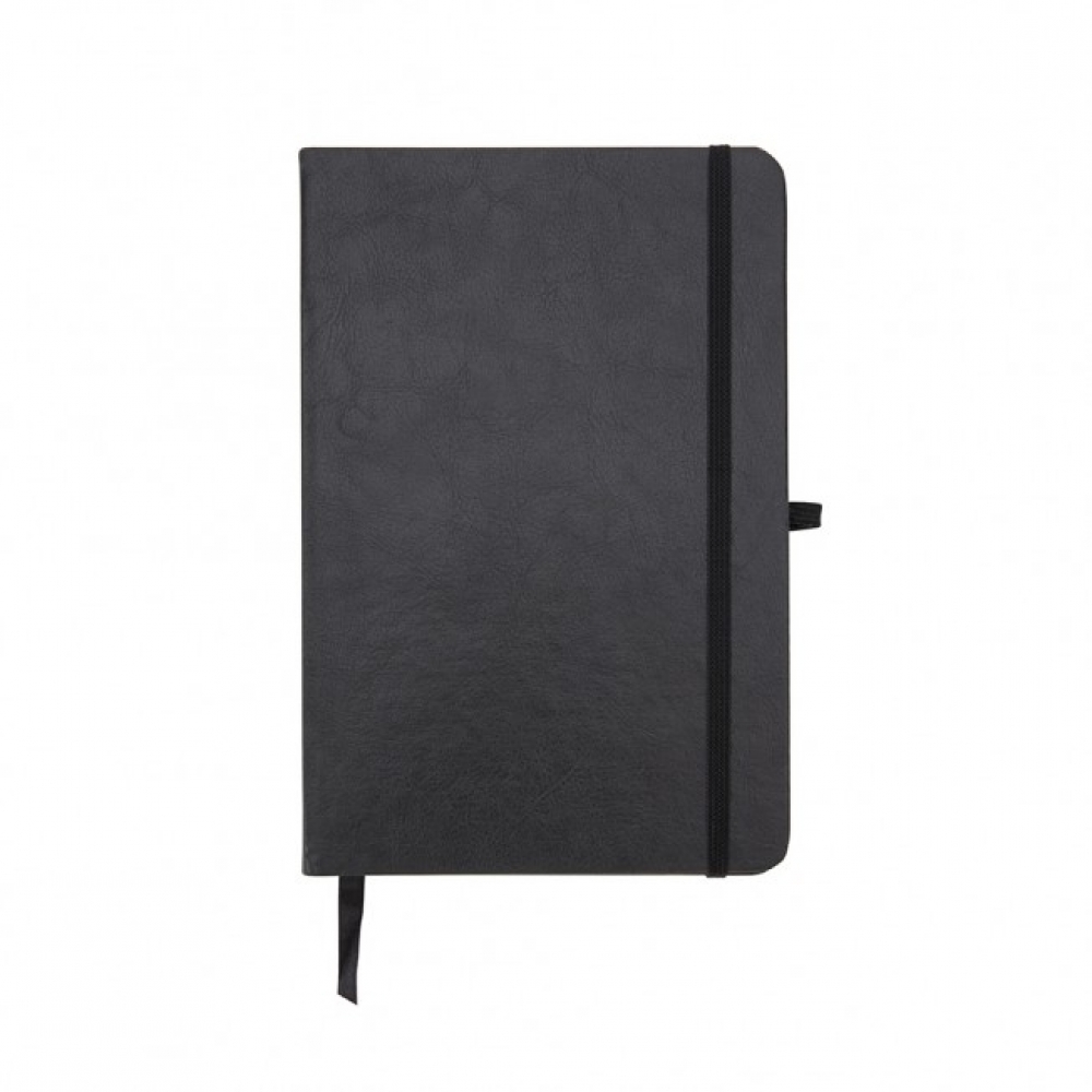 Caderneta tipo Moleskine de Couro Sintético Personalizado