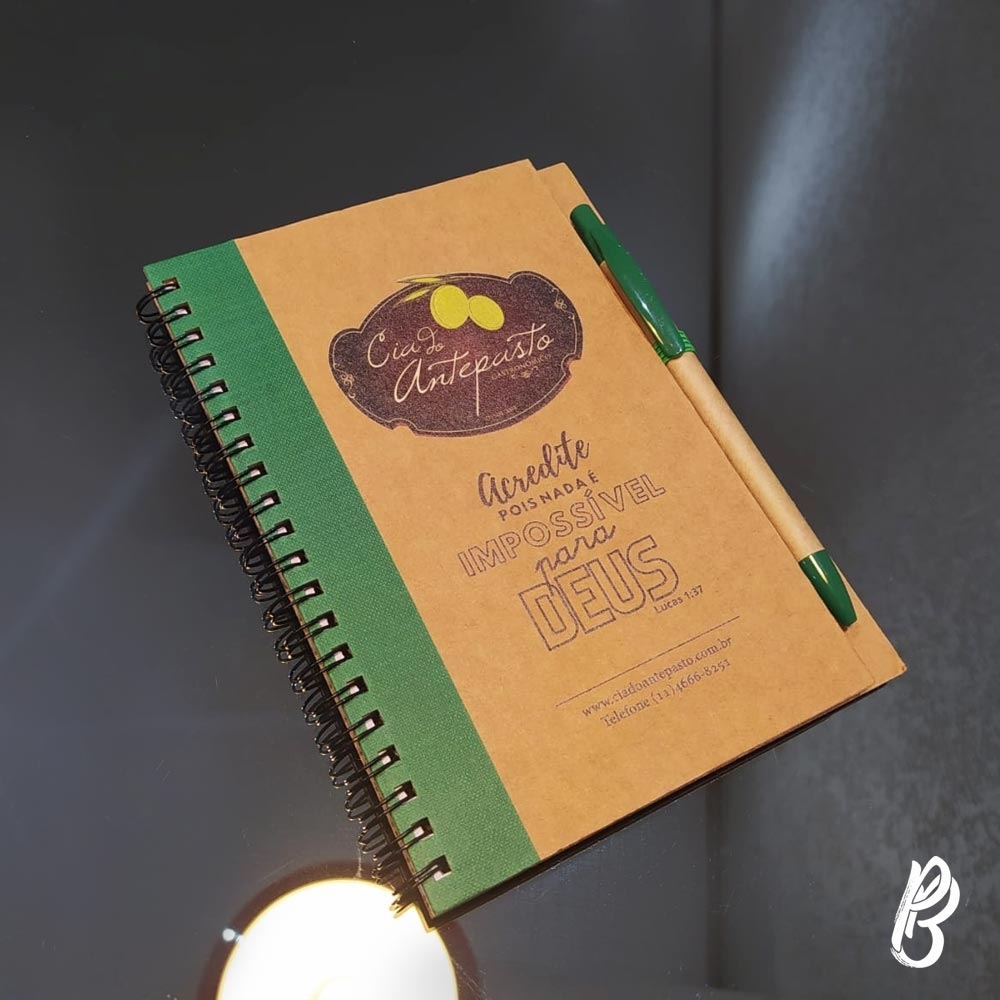 Caderno Capa Dura Personalizado 