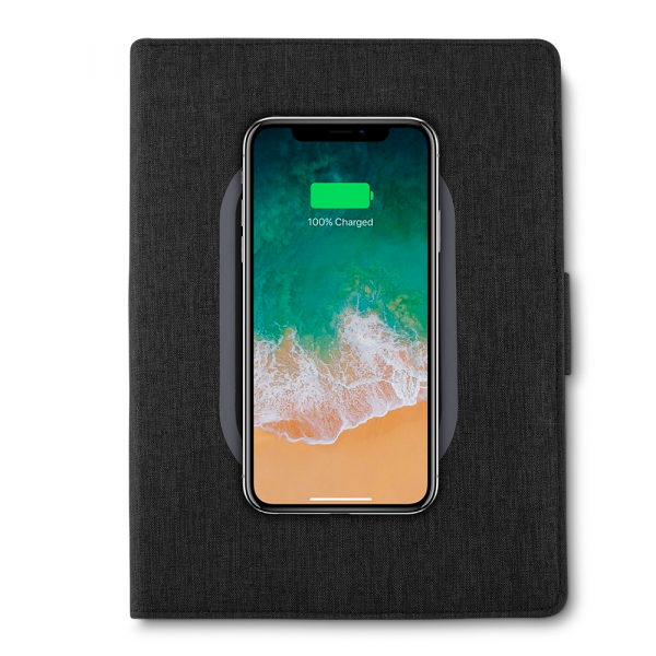Caderno com Powerbank Indução Personalizado