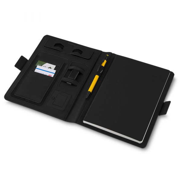 Caderno com Powerbank Indução Personalizado