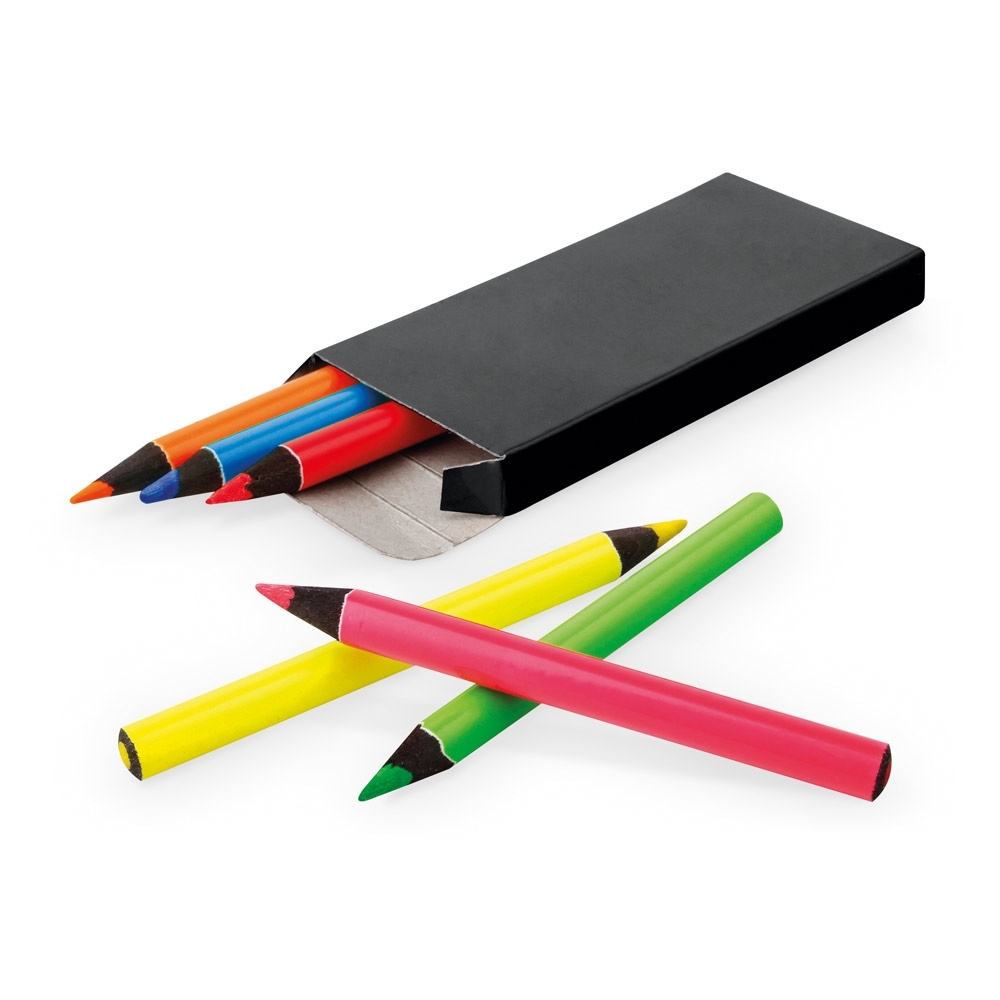 Caixa com 6 lápis de cor Personalizado