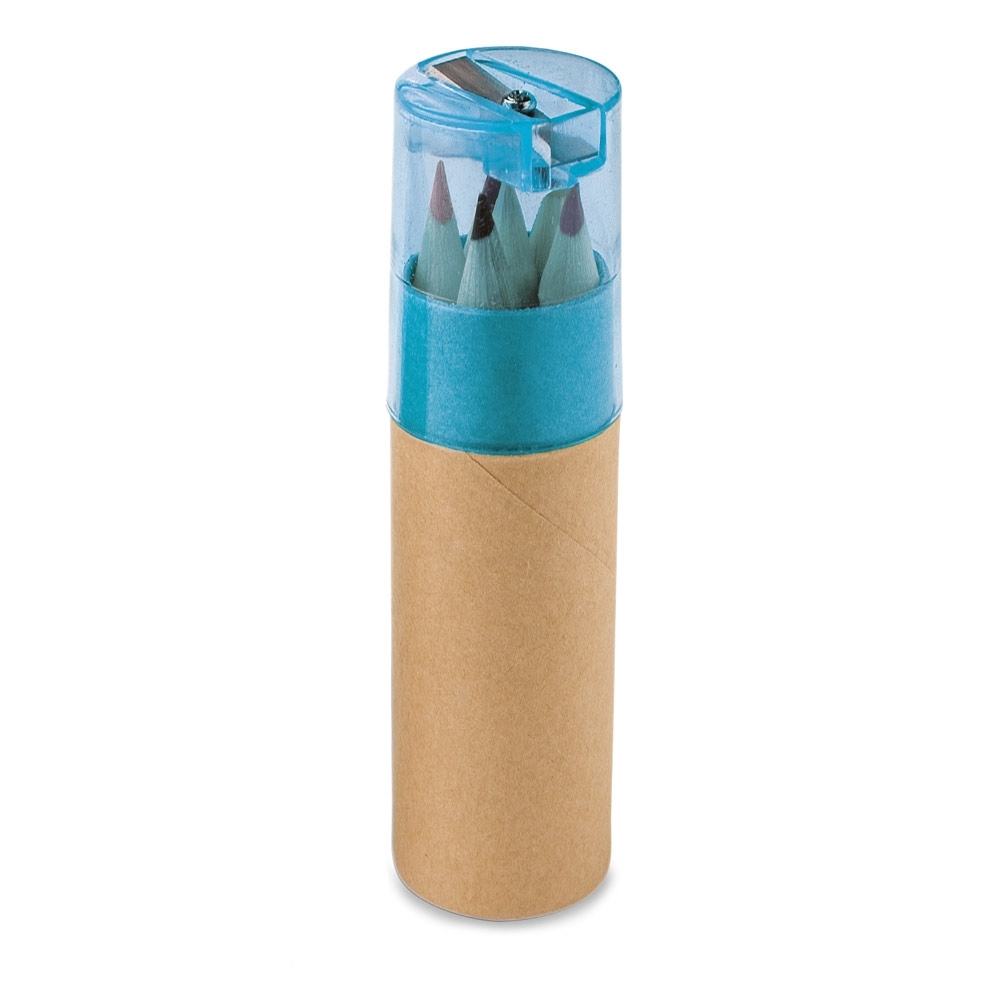 Caixa com 6 lápis de cor Personalizado