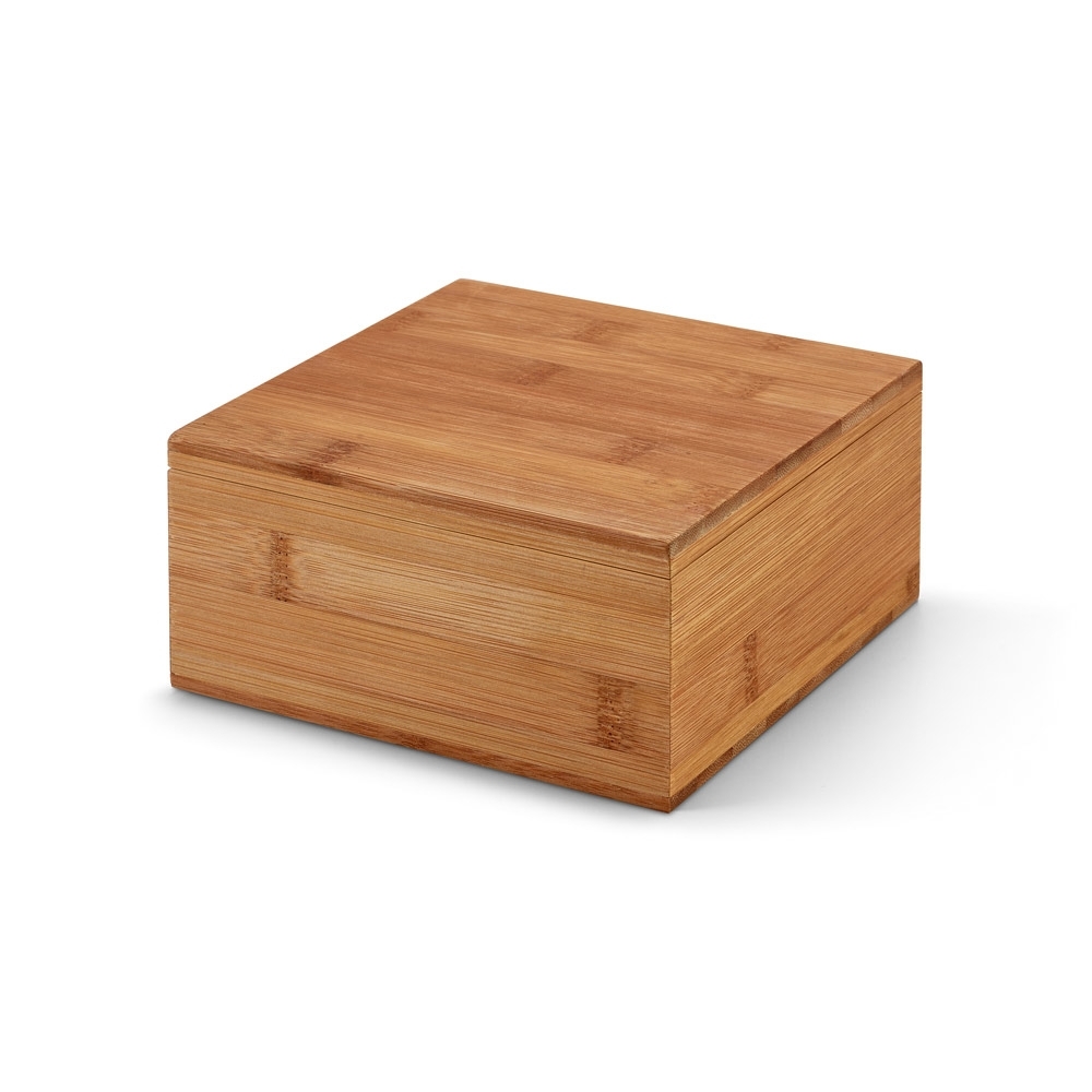 Caixa de chás em bambu Personalizado