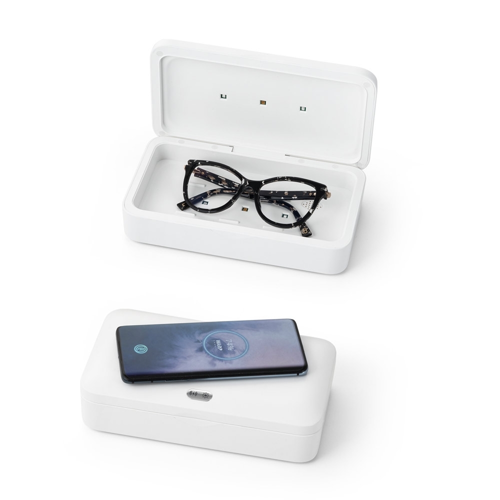 Caixa esterilizadora UV com carregador wireless Fast Personalizado
