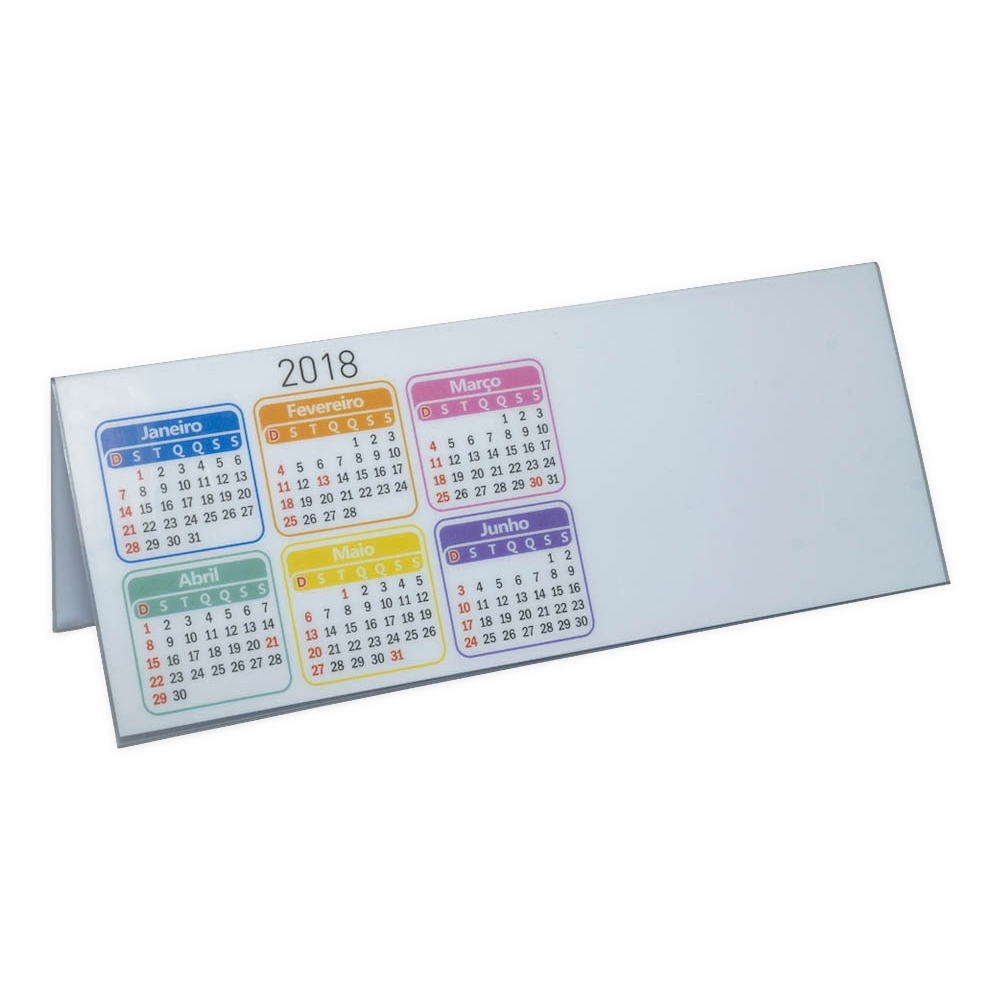 Calendário Plástico Personalizado