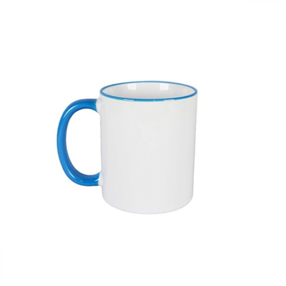 Caneca Alça E Borda Colorida Personalizada