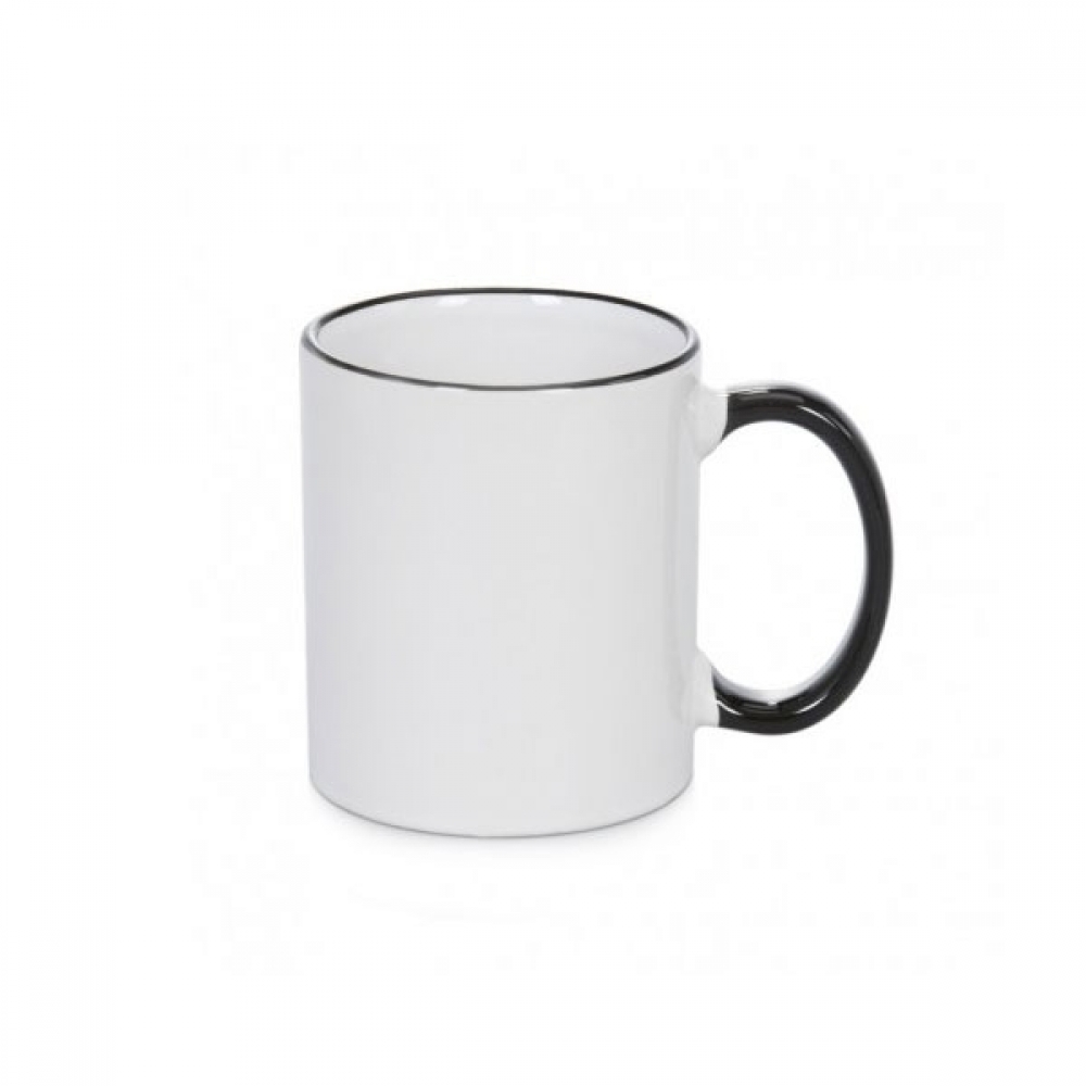 Caneca Alça E Borda Colorida Personalizada