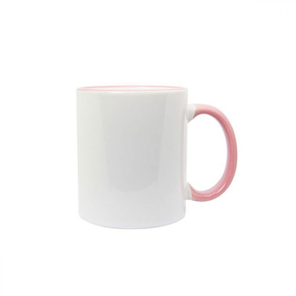 Caneca Alça E Borda Colorida Personalizada