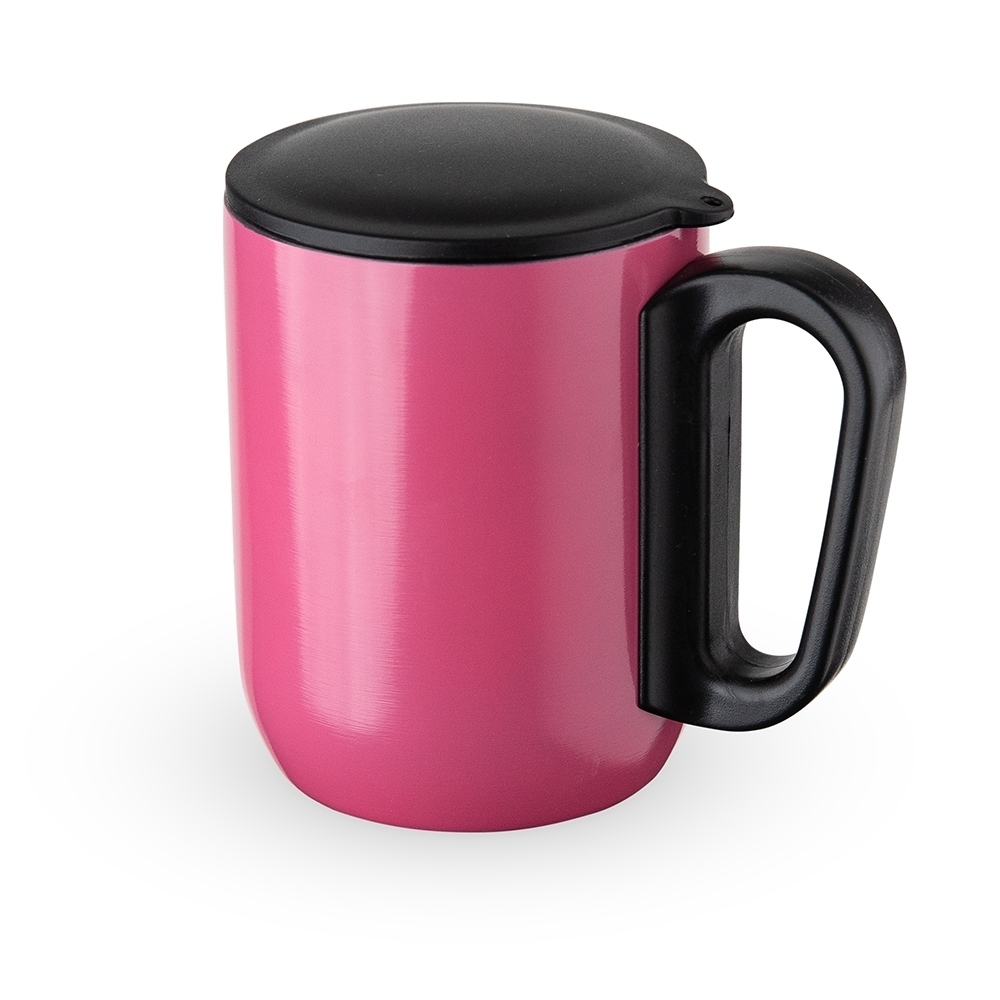 Caneca Metal Parede Dupla 250 ml
