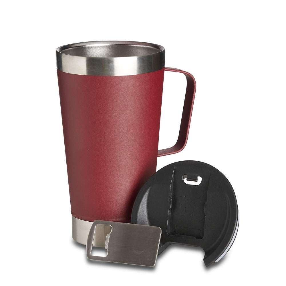 Caneca Térmica Inox com Abridor