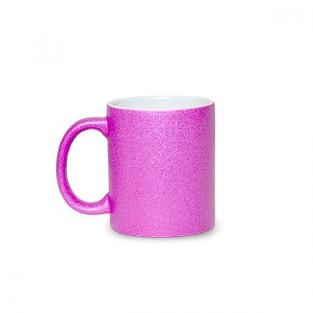 Caneca com Glitter 325ml Personalizada