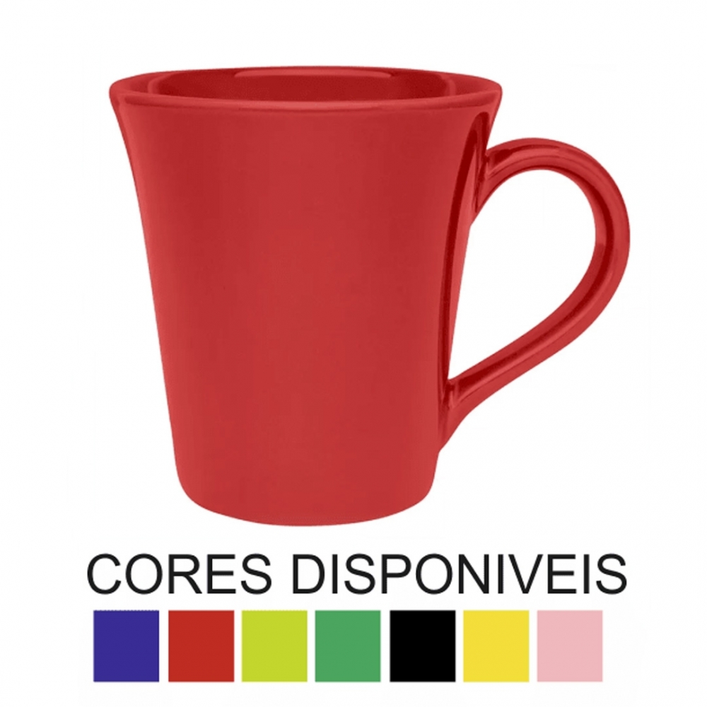 Caneca de cermica colors  325 ml 