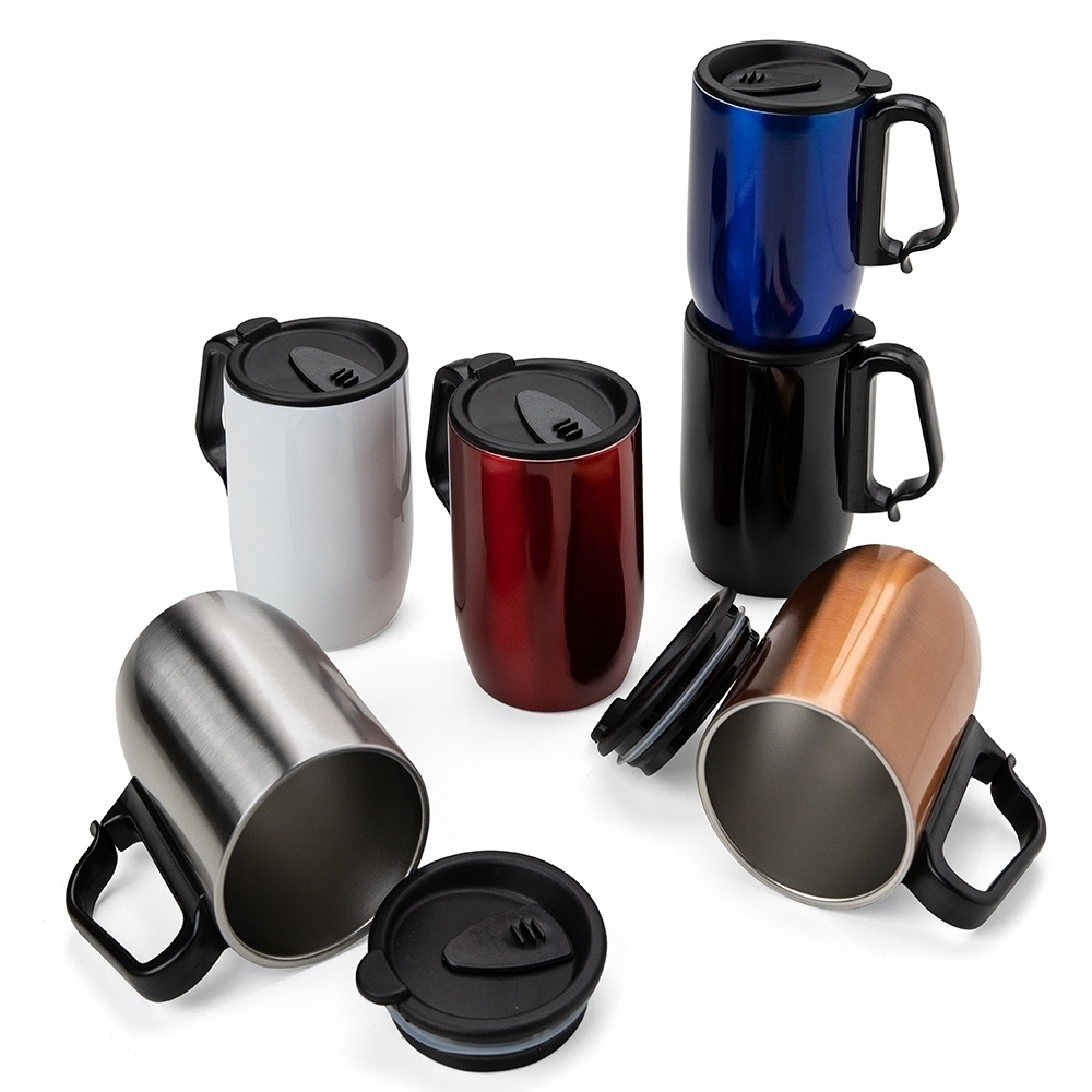 Caneca metal - parede dupla 400ml