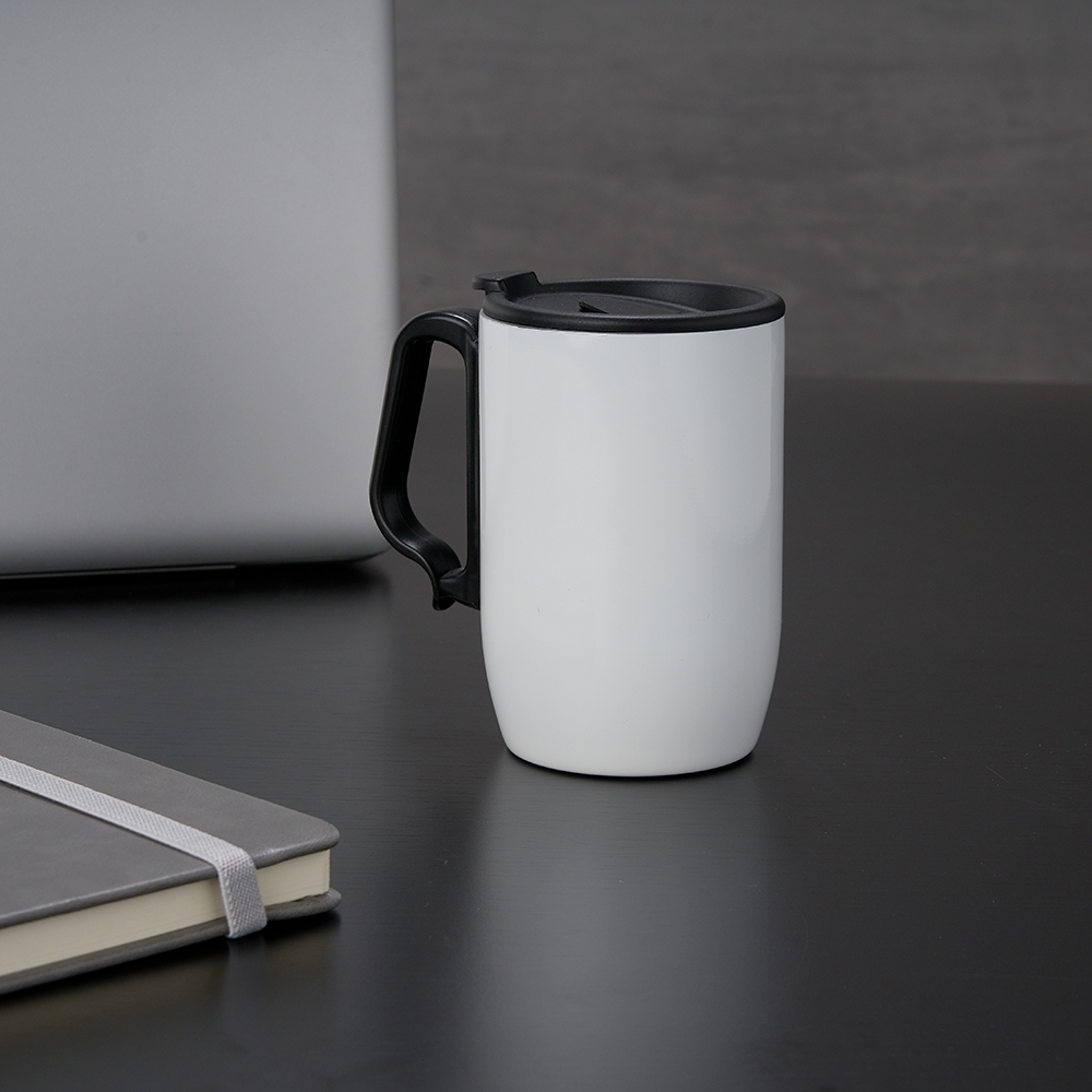Caneca metal - parede dupla 400ml