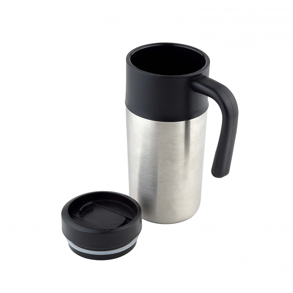 Caneca semi metal com tampa