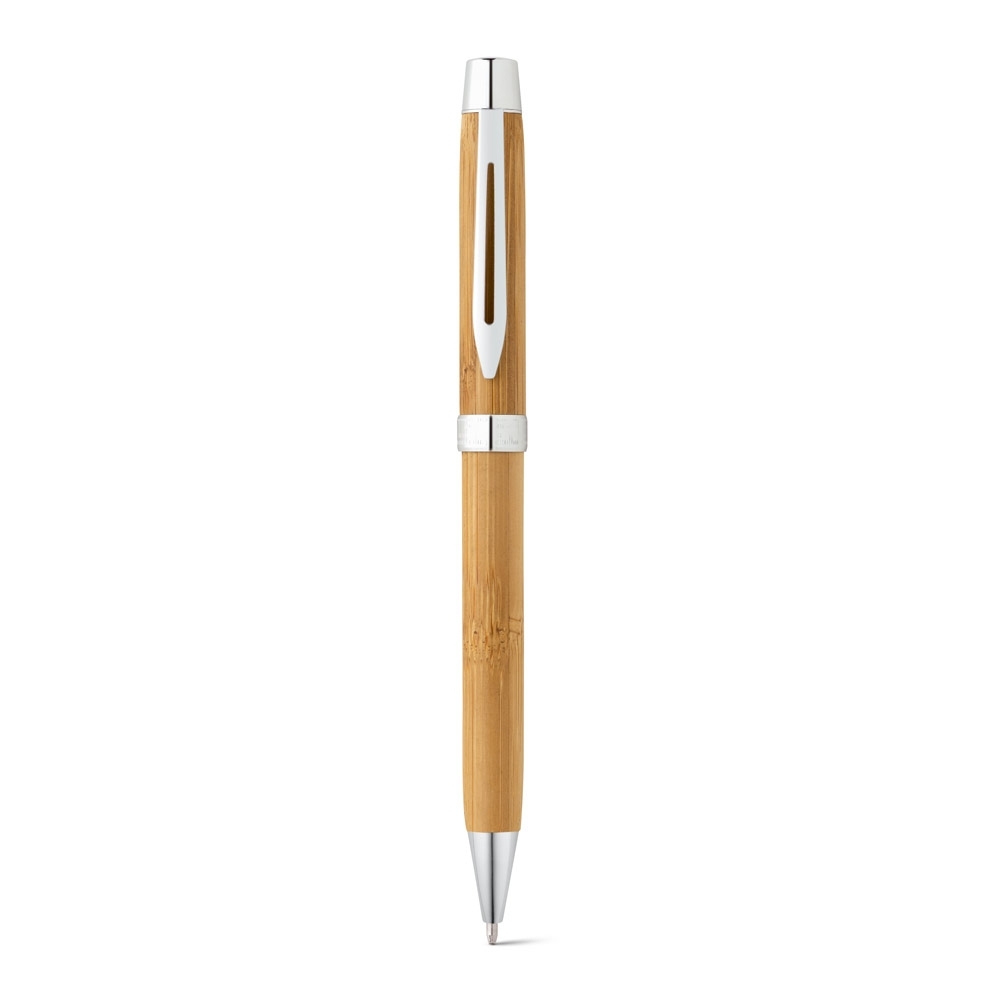 Caneta esferográfica de bambu
