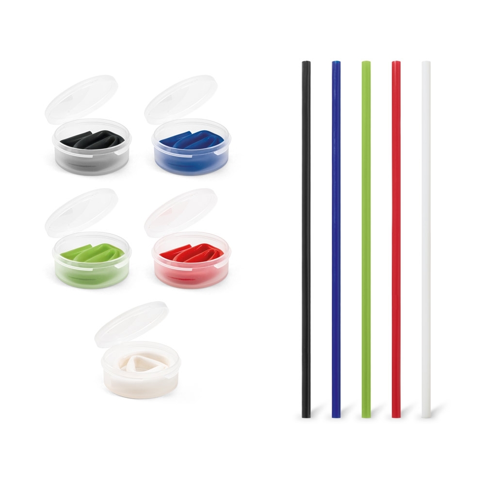 Canudo de Silicone com estojo