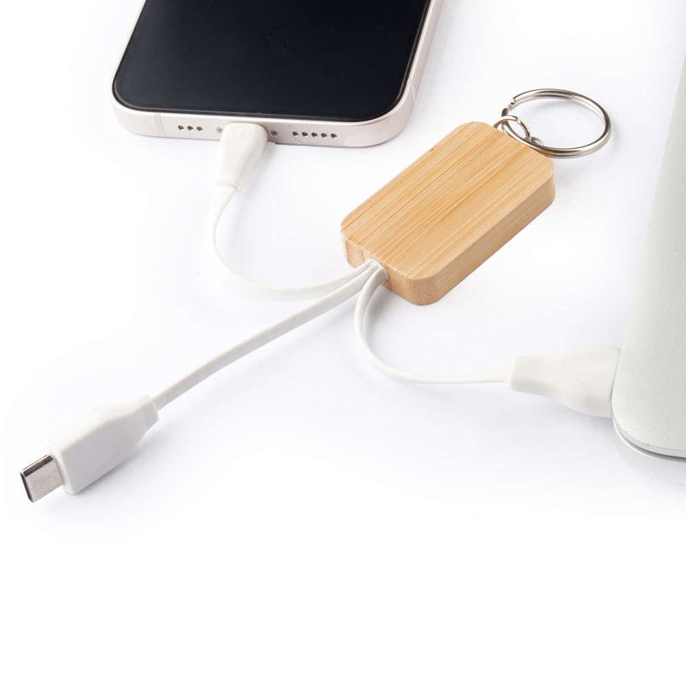 Chaveiro Bambu com adaptador