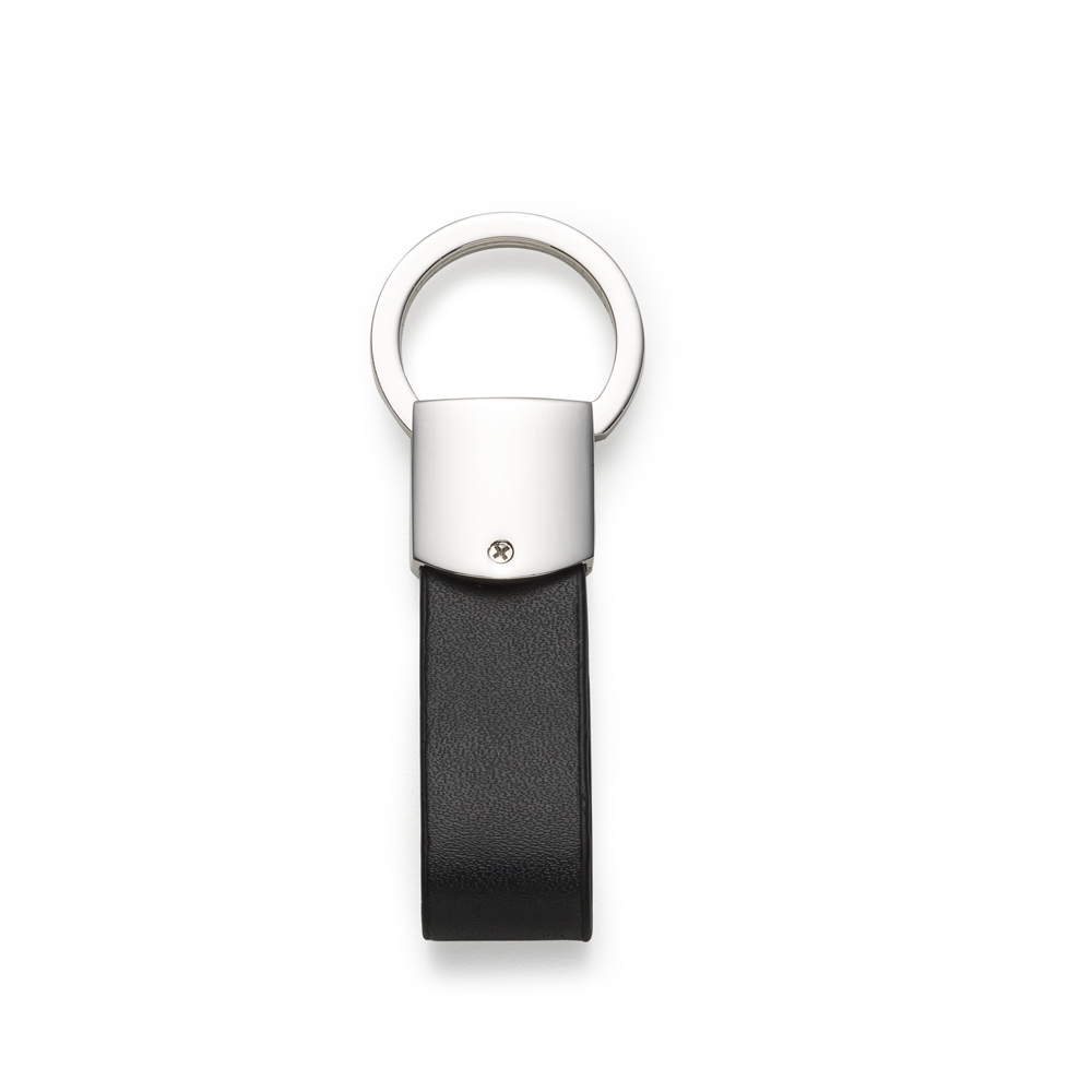 Chaveiro Metal com Couro Personalizado 