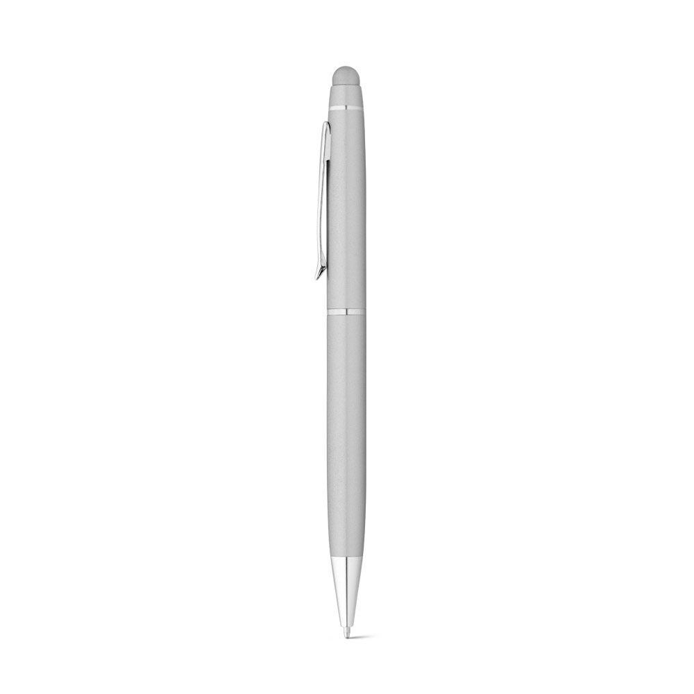 Esferográfica em metal com ponteira touch personalizada