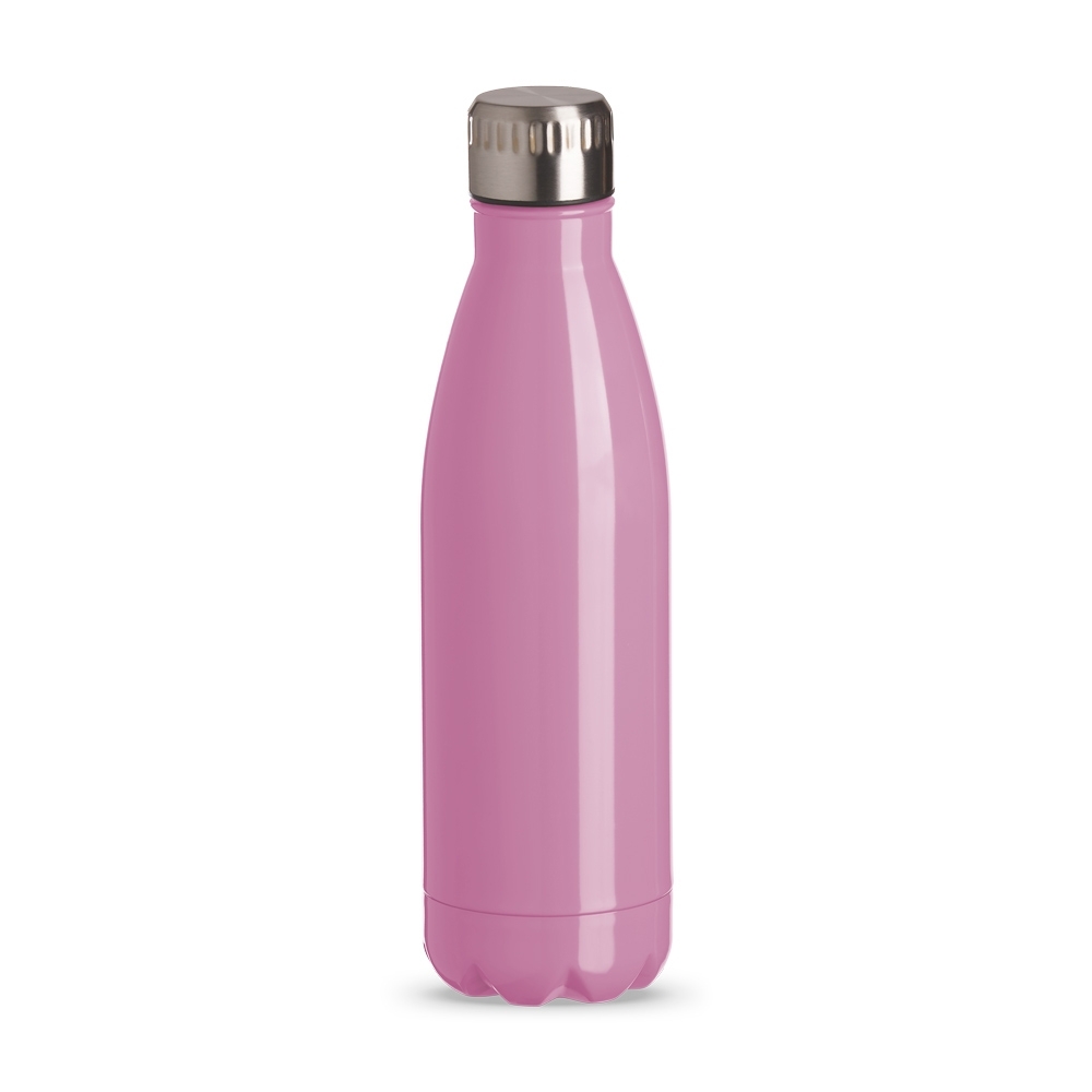 Garrafa Brilhante em Inox Personalizado de 750ML