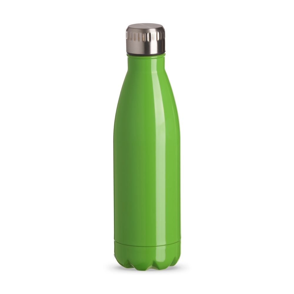 Garrafa Brilhante em Inox Personalizado de 750ML