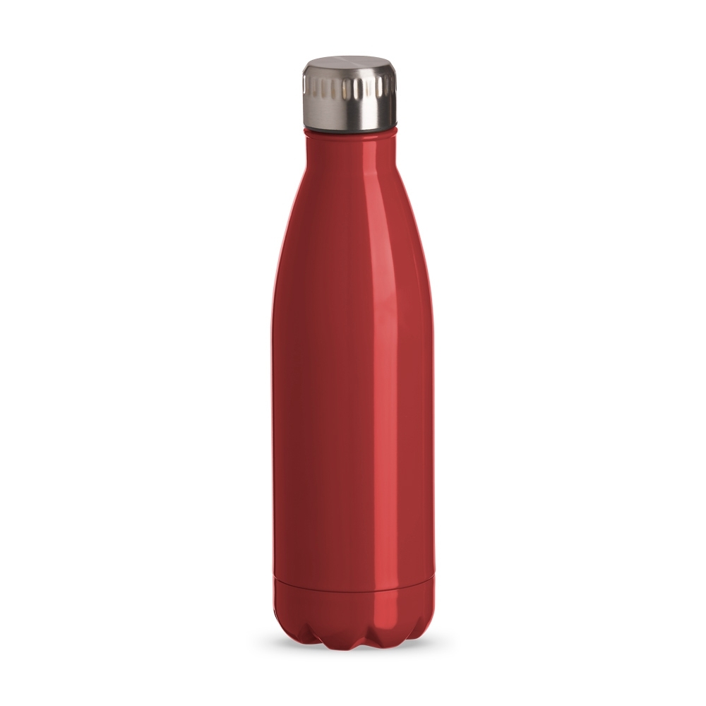 Garrafa Brilhante em Inox Personalizado de 750ML