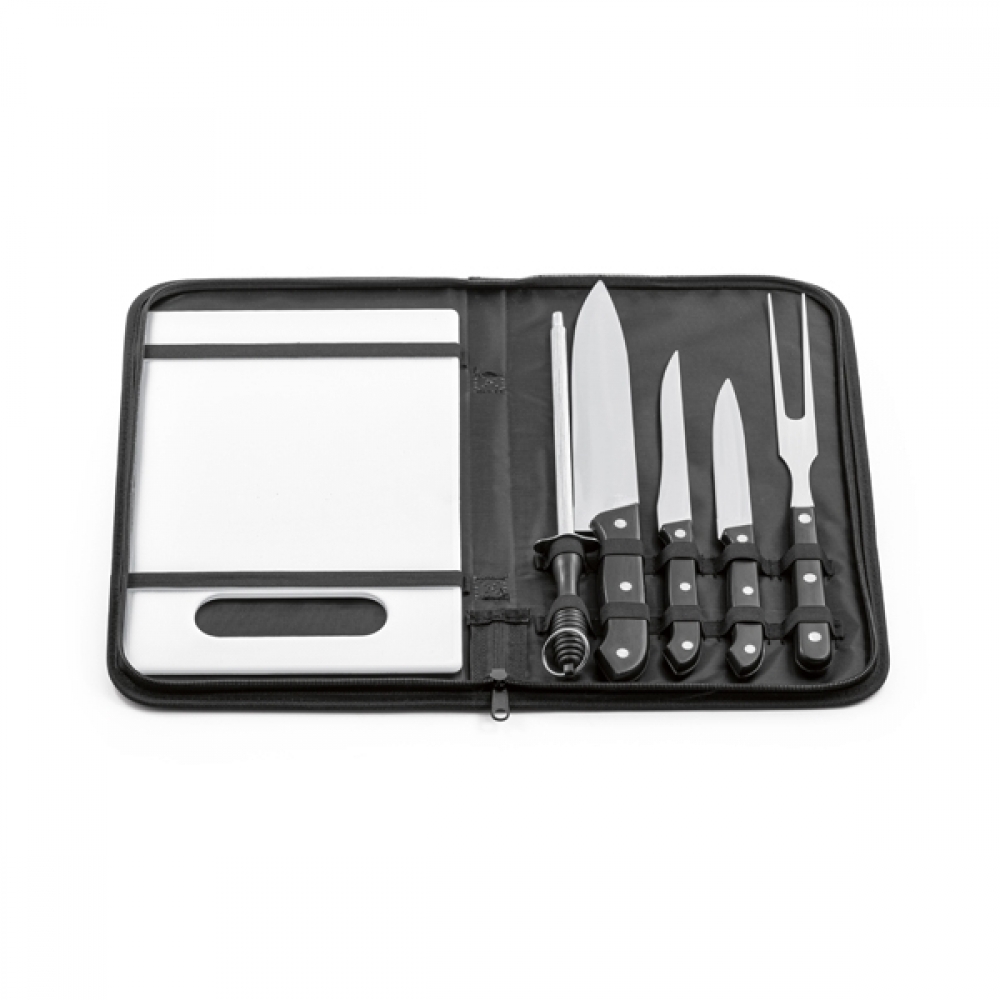 Kit Churrasco Aço Inox e Tábua Personalizados