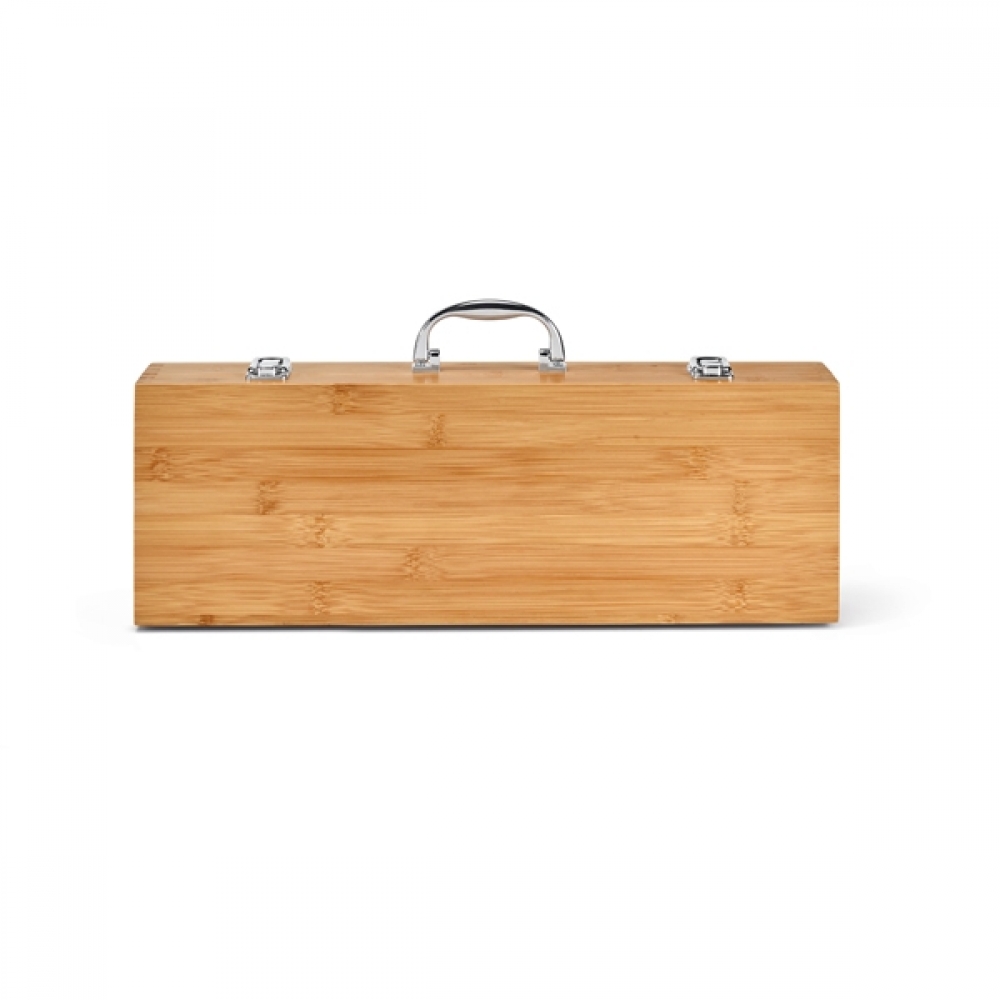 Kit Churrasco De Bambu Personalizado