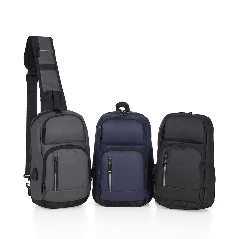 Mochila de Ombro USB Anti-Furto