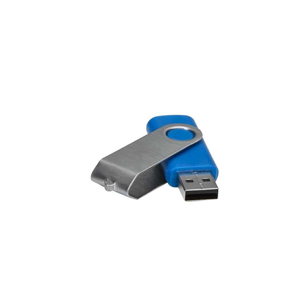 Pen Drive Giratório Metálico 4 GB Personalizado