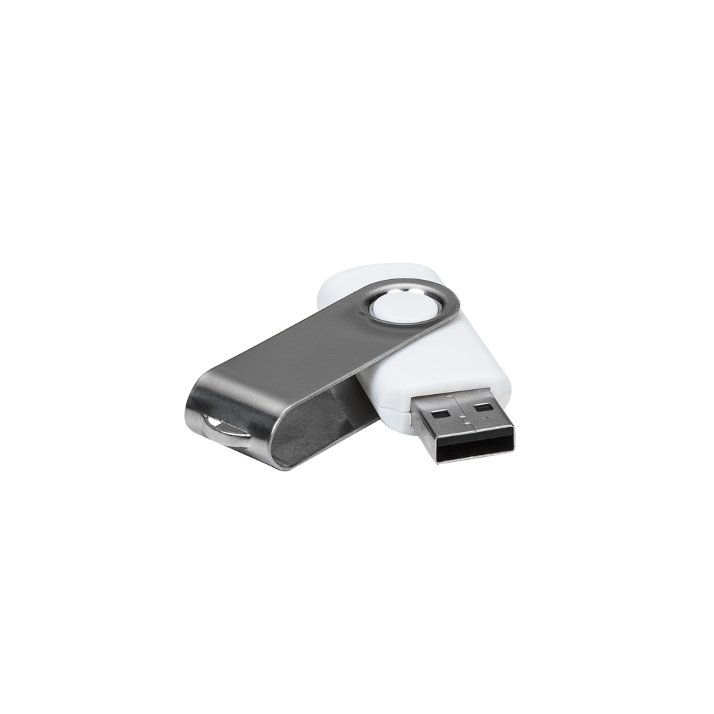 Pen Drive Giratório Metálico 8 GB Personalizado