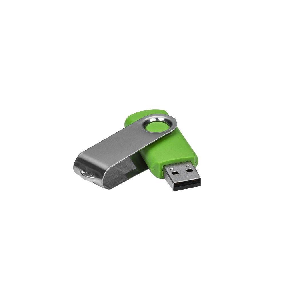 Pen Drive Giratório Metálico 8 GB Personalizado