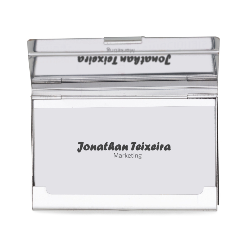 Porta Cartão Couro Sintético Personalizado