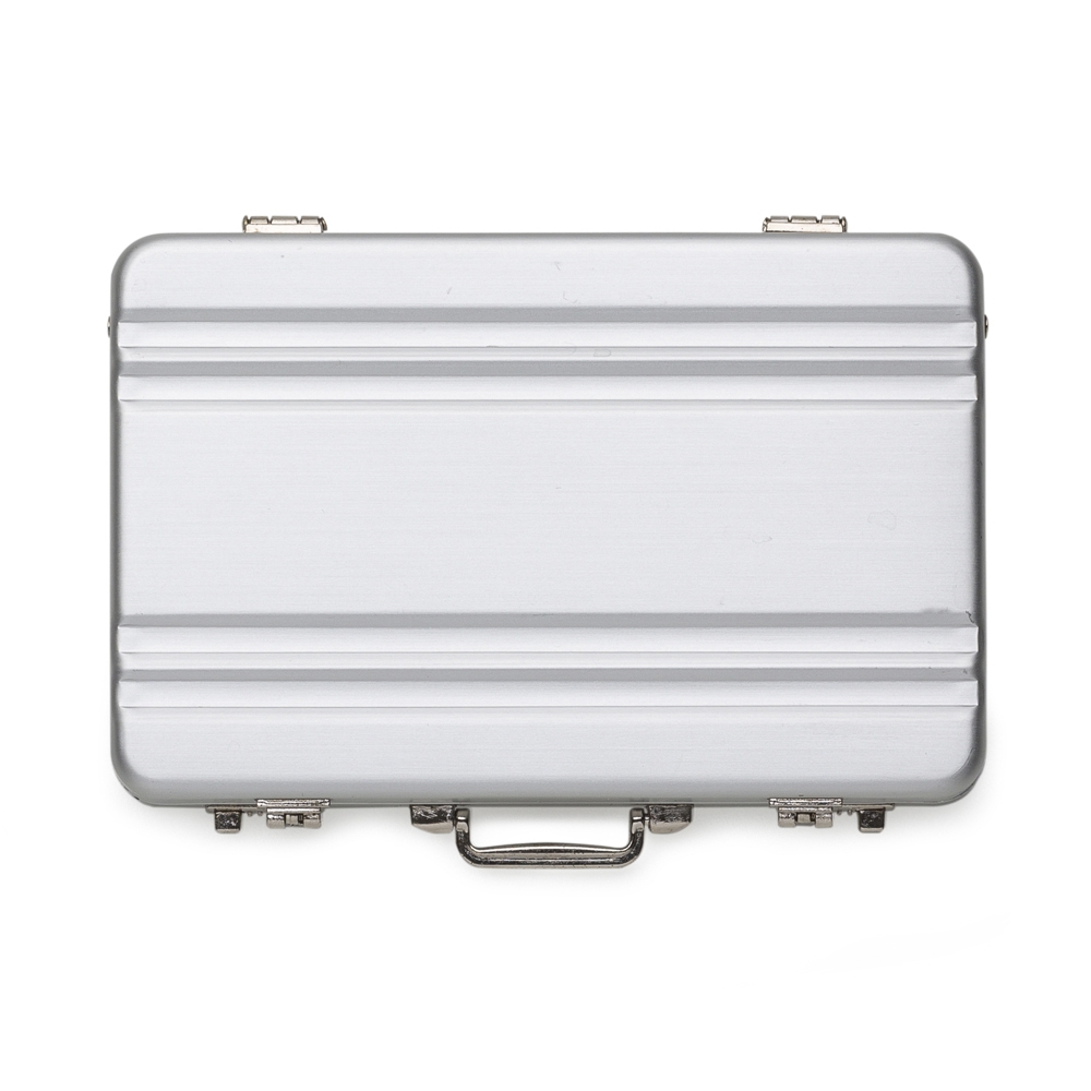 Porta Cartão Maleta Alumínio Personalizado