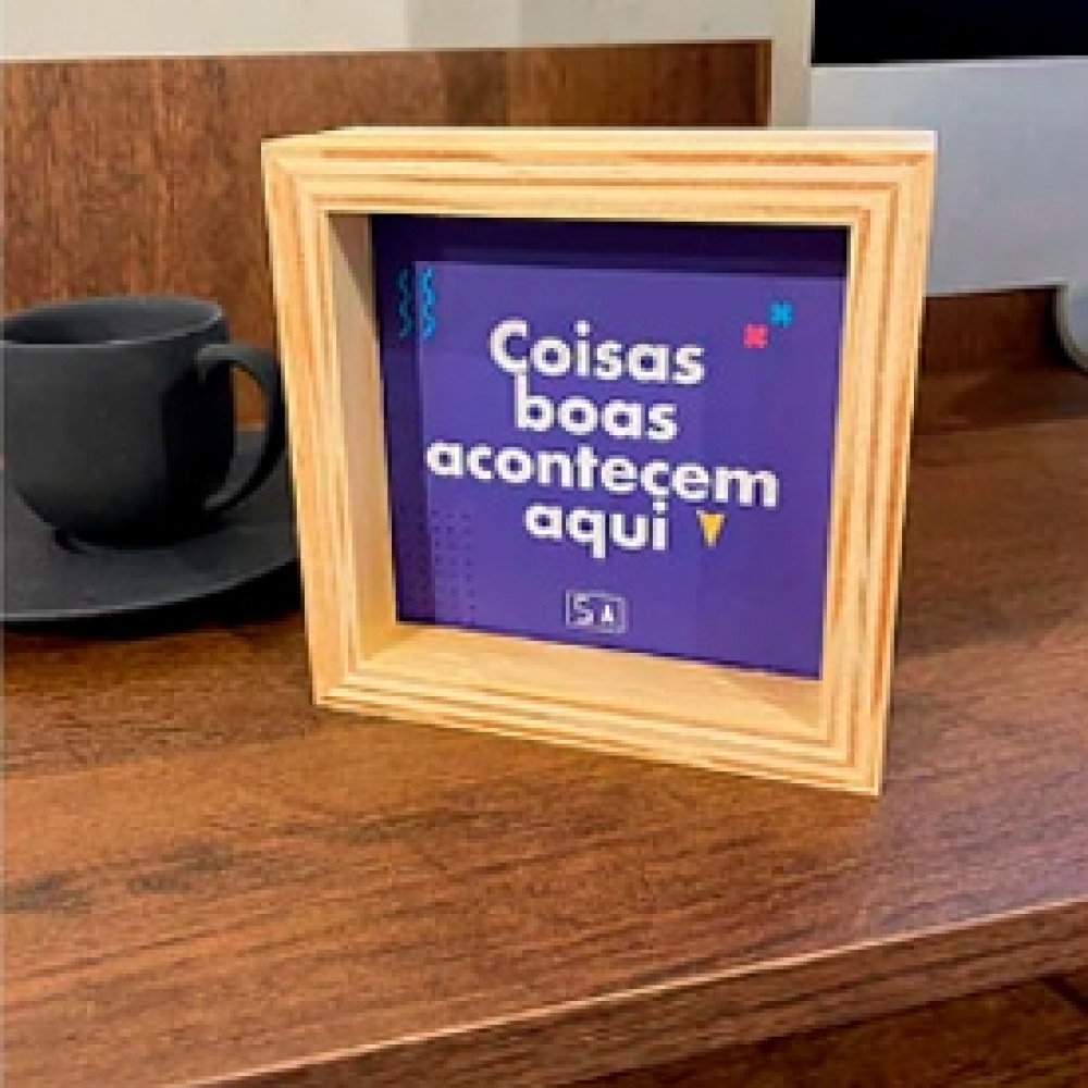 Quadro Caixa Filosofal personalizável 