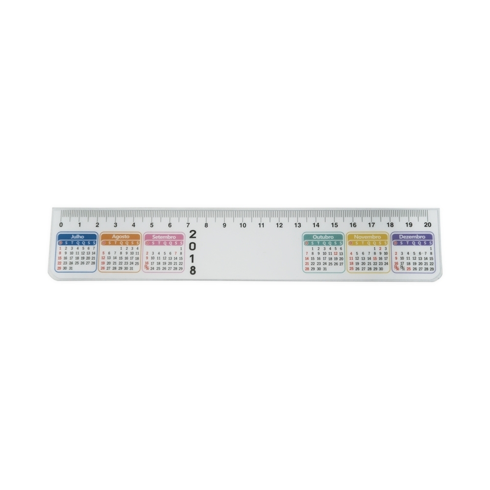 Régua Plástica 20cm Personalizada