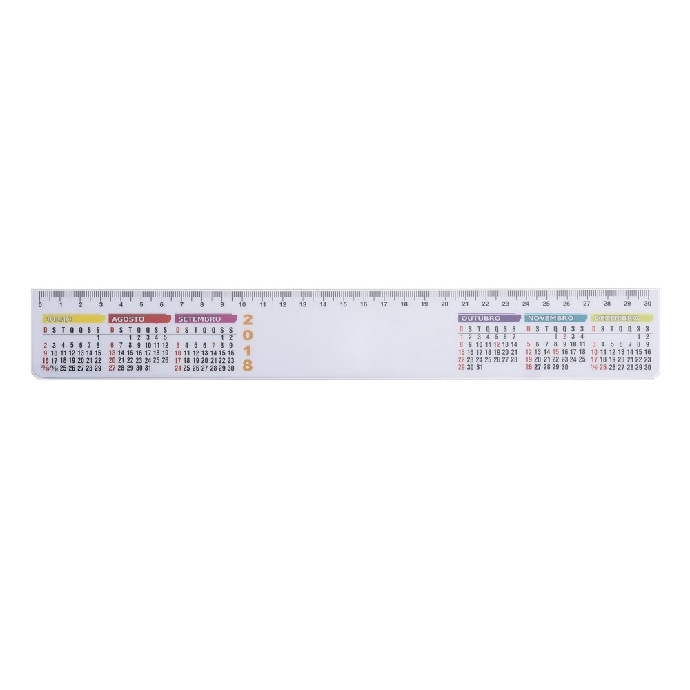 Régua Plástica 30cm Personalizada