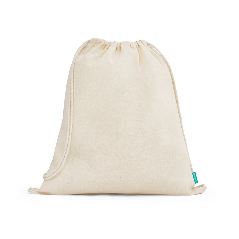 Sacola tipo mochila em algodão Personalizada