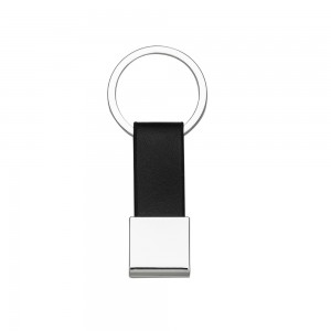 Chaveiro Metal com Couro Personalizado -10028