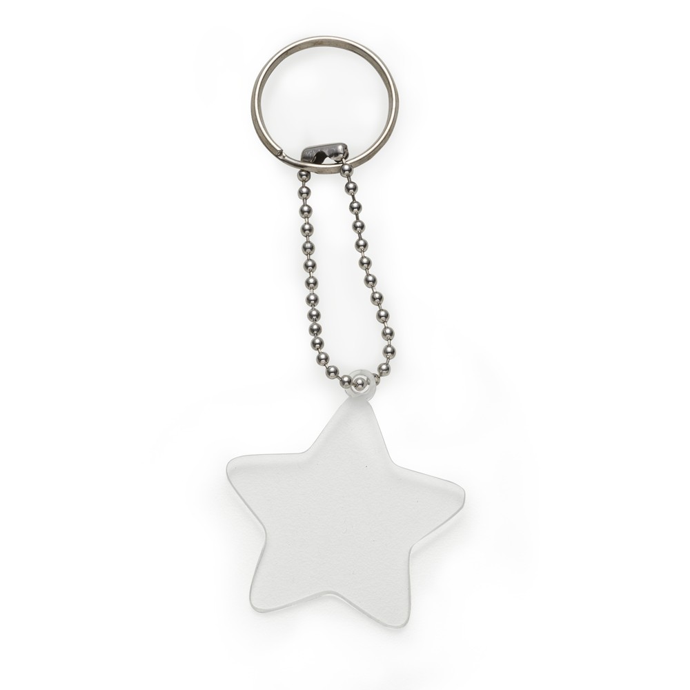 Chaveiro Plástico Estrela Personalizado-13278