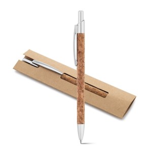 Caneta de Cortiça e Alumínio Personalizada-91647