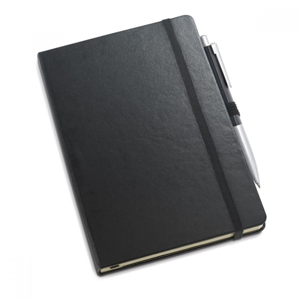 Kit de Bloco de Anotações e Esferográfica Personalizado -93499